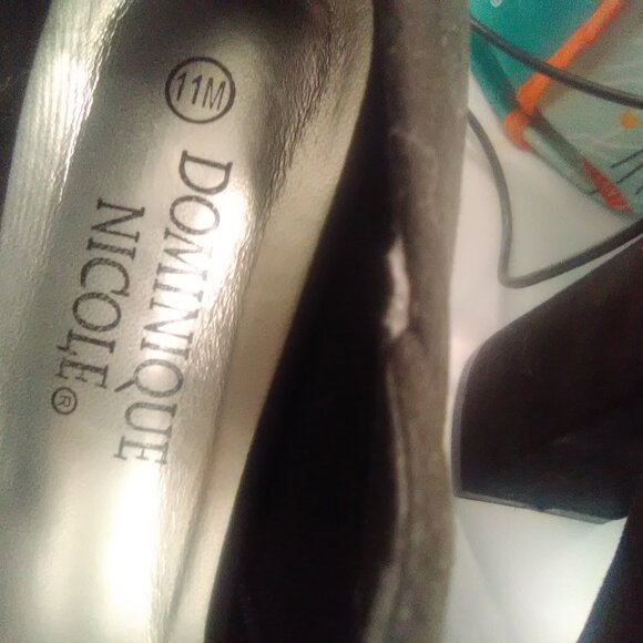 Dominique Nicole Black shoes size 11m - Picture 3 of 7
